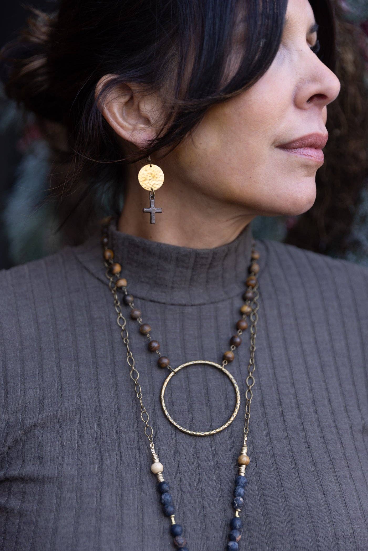 Full Circle Stone Stunner Necklace