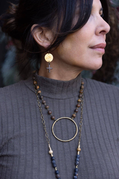 Full Circle Stone Stunner Necklace