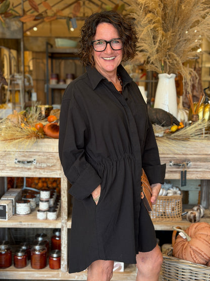 Everyday Convertible Shirt Dress