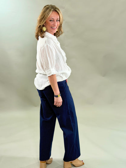 Tuxedo Gauze Shirt
