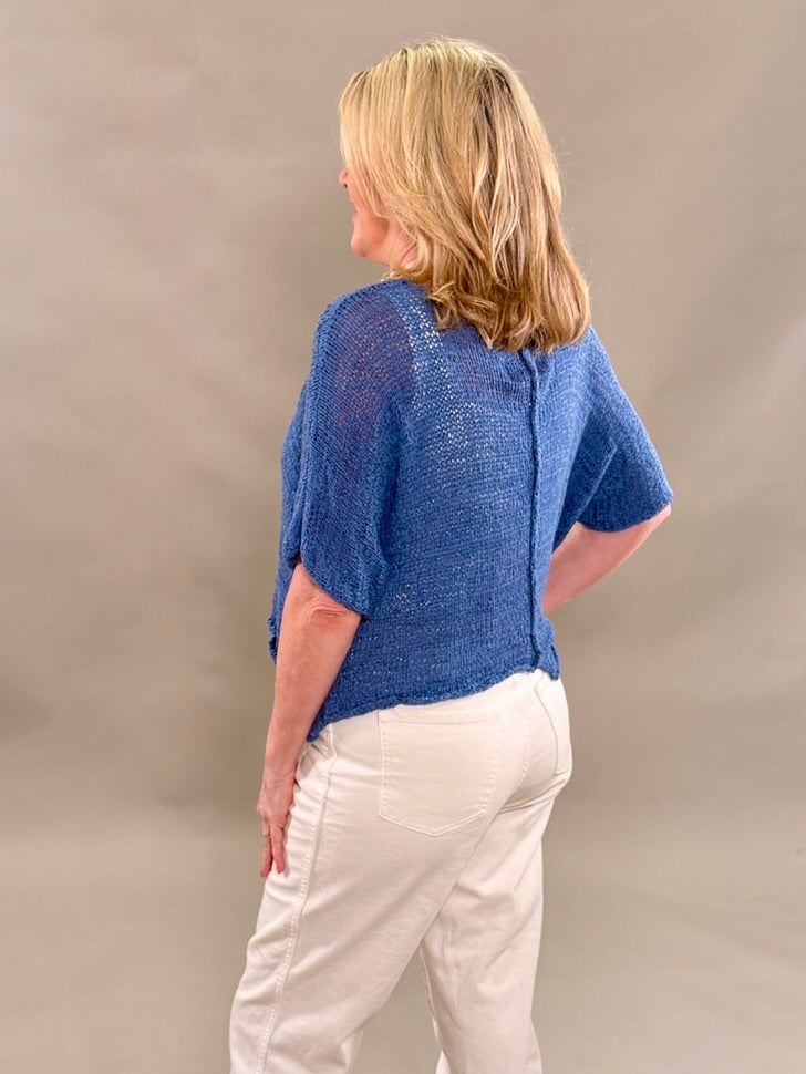 Side-Tie Knit Top