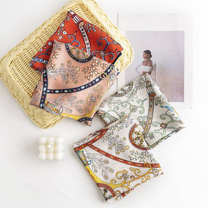 Scarvii - Vintage Pattern Square Scarf