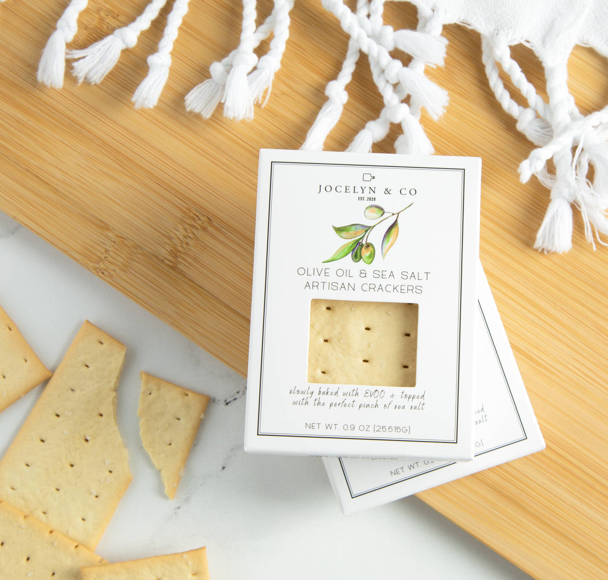 Mini Olive Oil &amp; Sea Salt Crackers