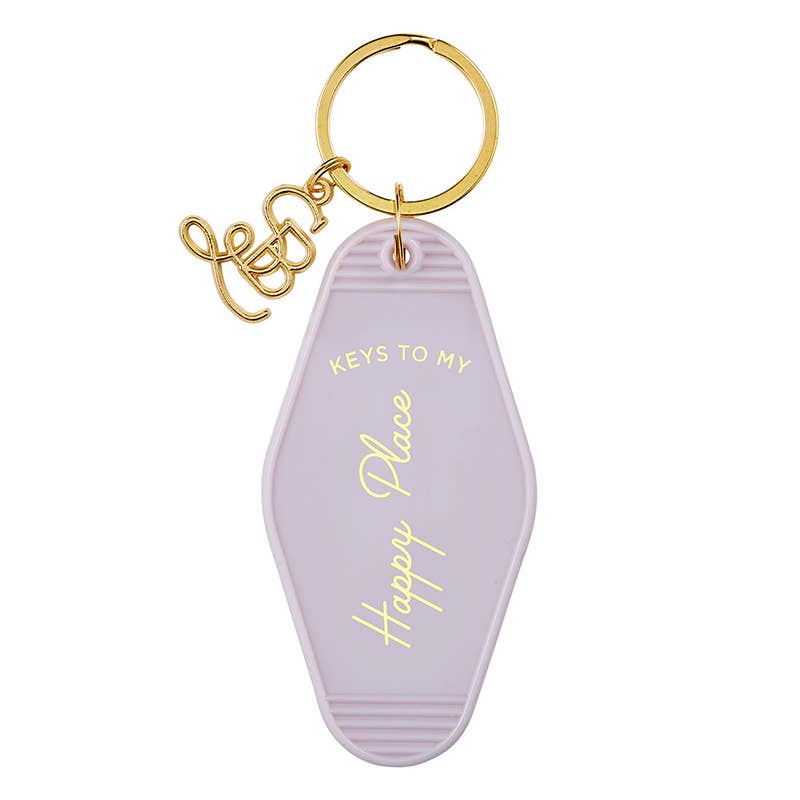 Vintage &quot;Happy&quot; Motel Key Tag
