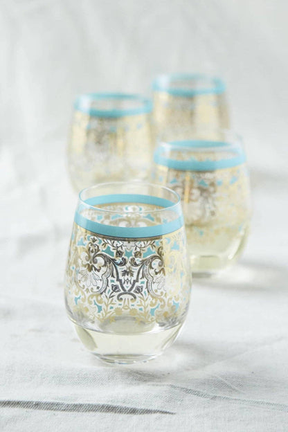 Luce Del Sole Stemless Wine Glass