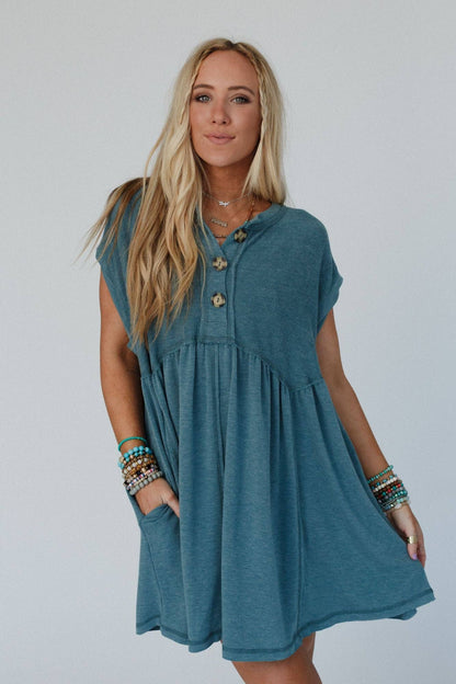 Boho-Western Baby Doll Dress
