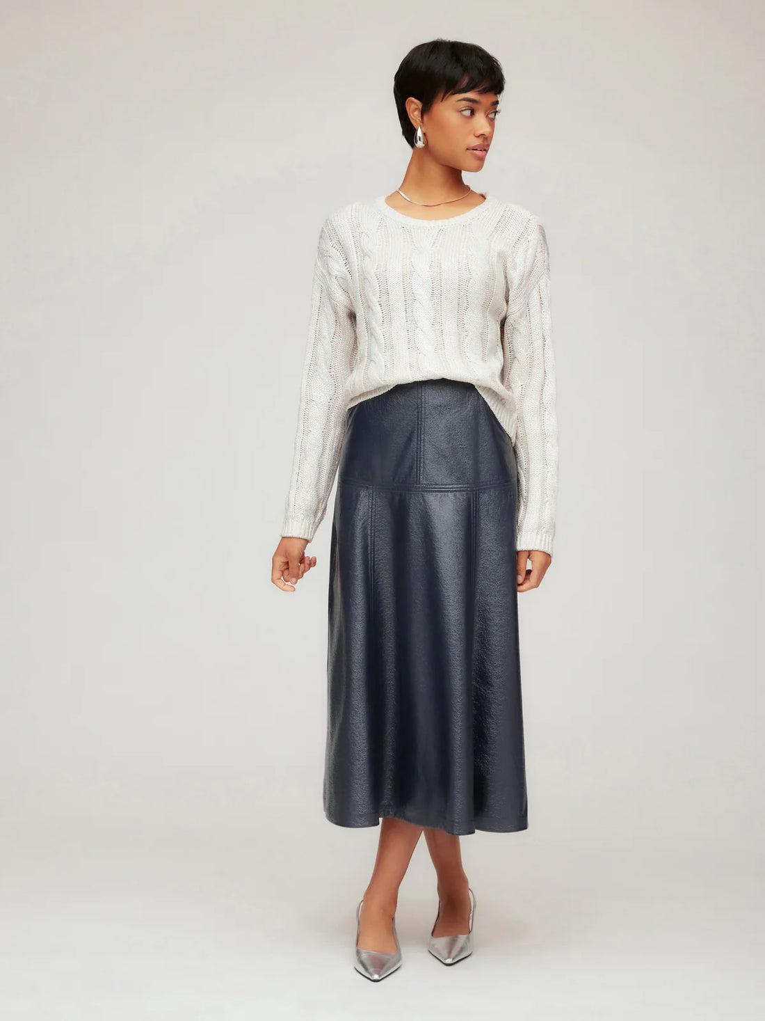 Bronwyn Faux Leather Skirt