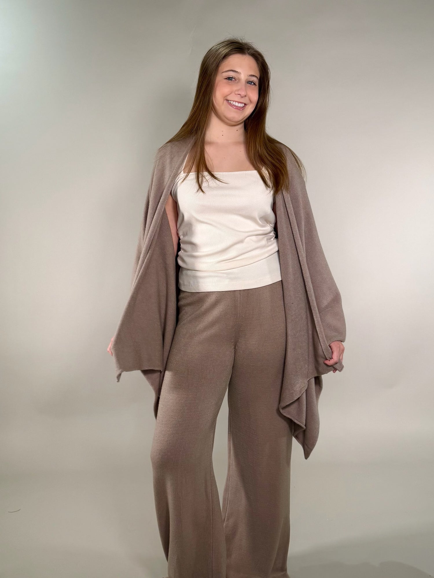 Italian Viscose Knit Flared Pant