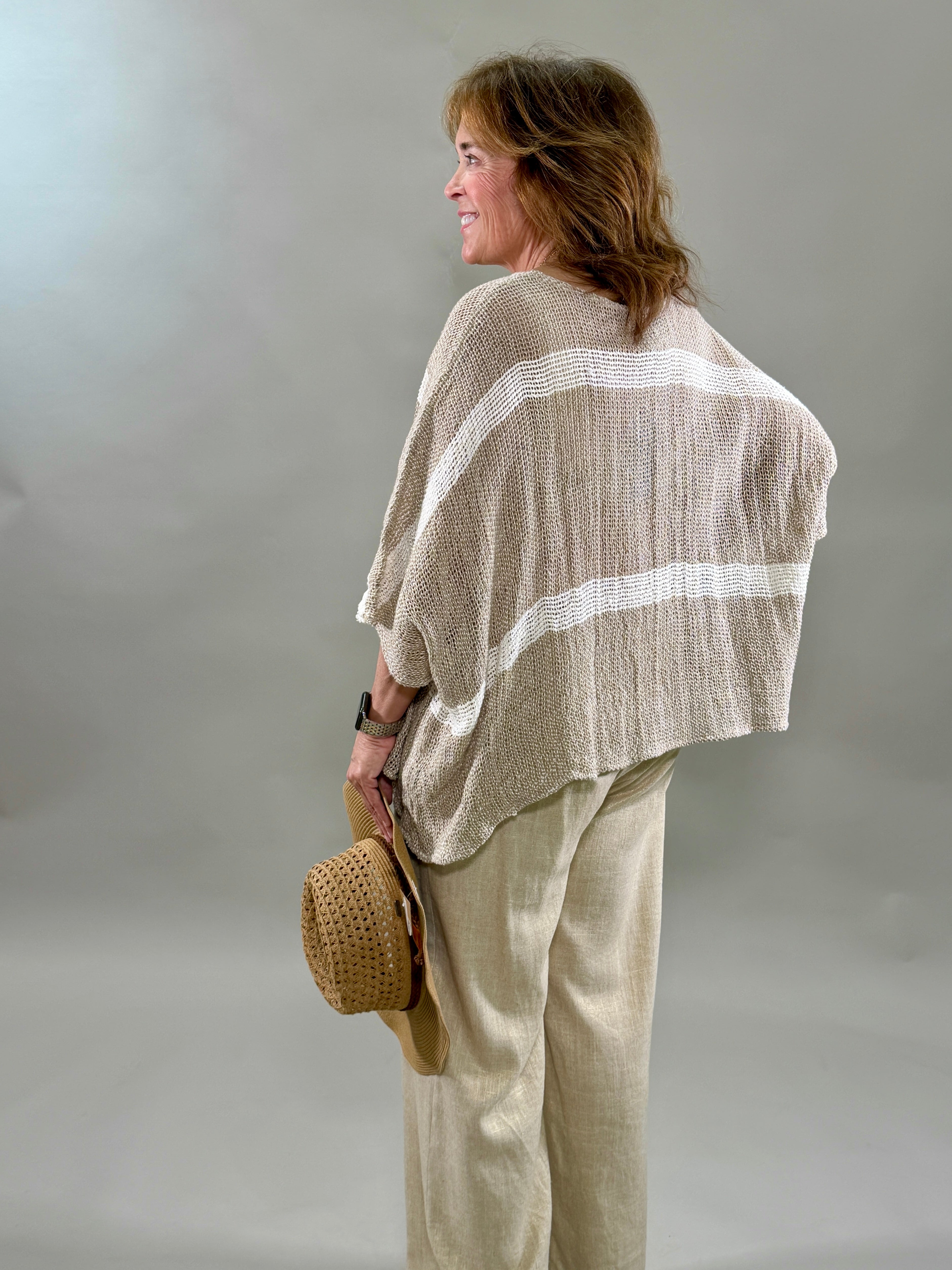 Sunny Days Linen-Blend Top