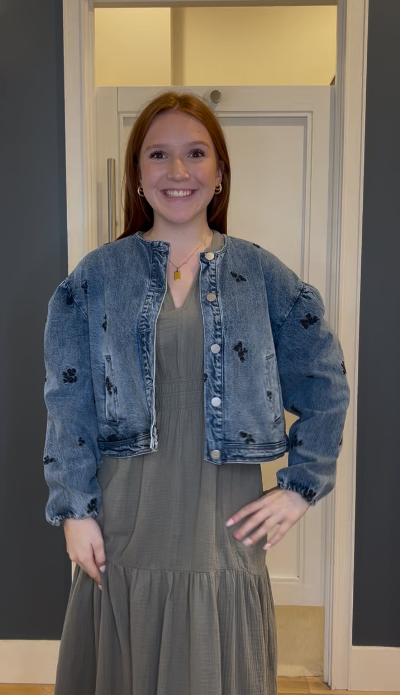 The Go-To Gauze Midi Dress