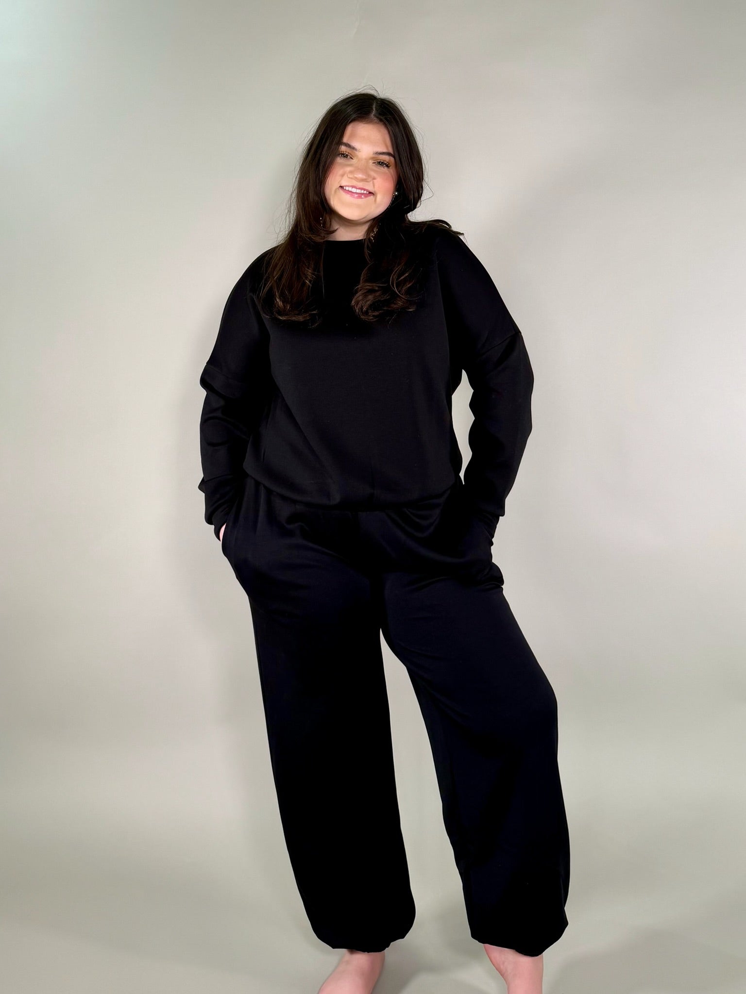 Soft Touch Solid Long Sleeve Sweatshirt