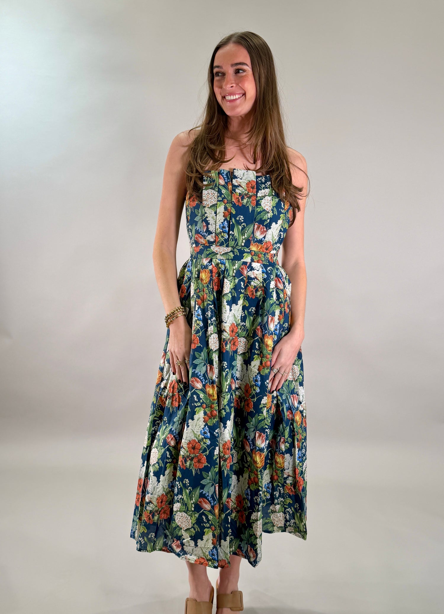 Midnight Meadow Maxi Dress