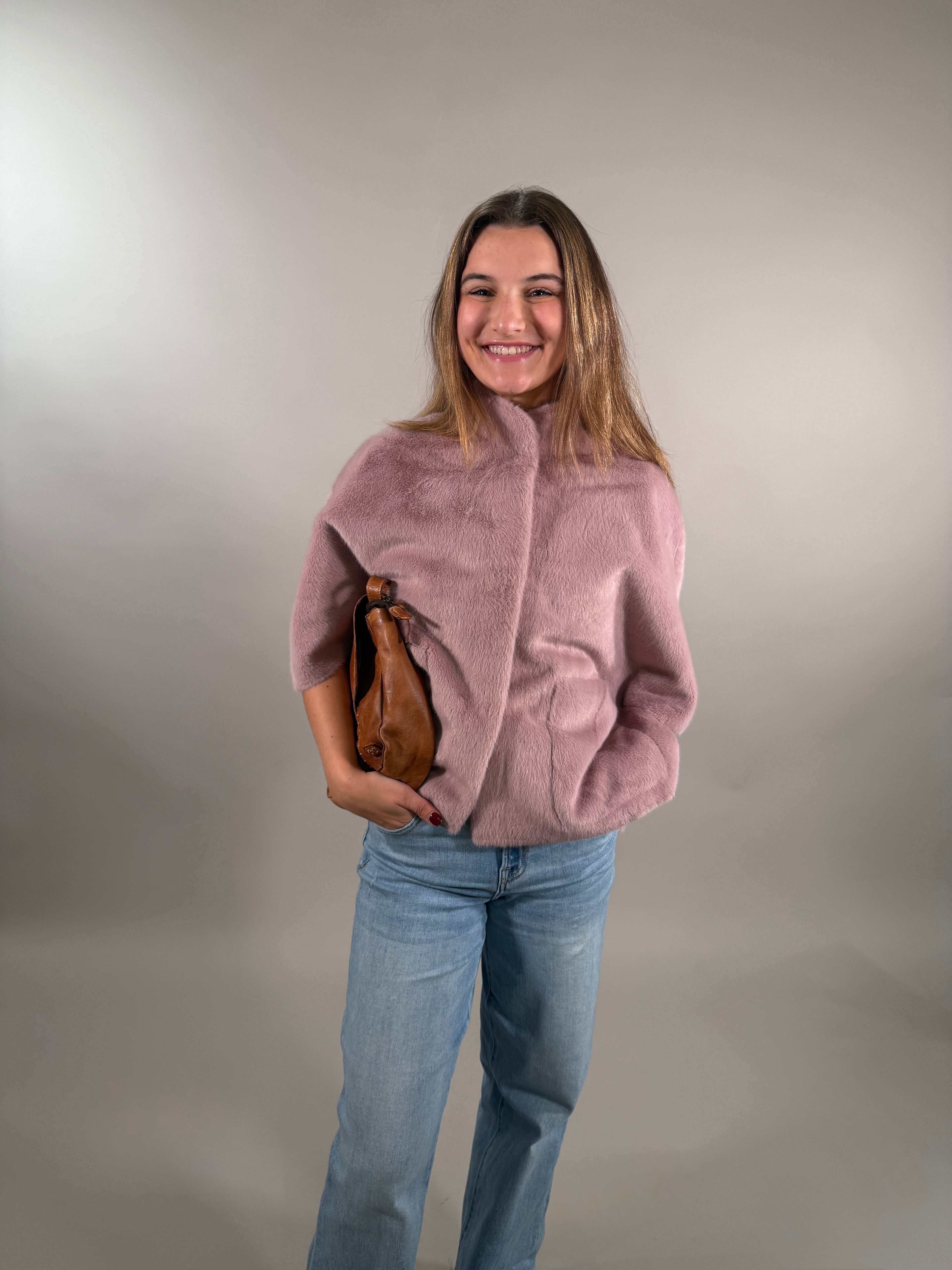 Statement Poncho Jacket with Pockets