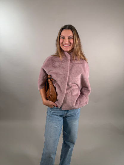 Statement Poncho Jacket with Pockets