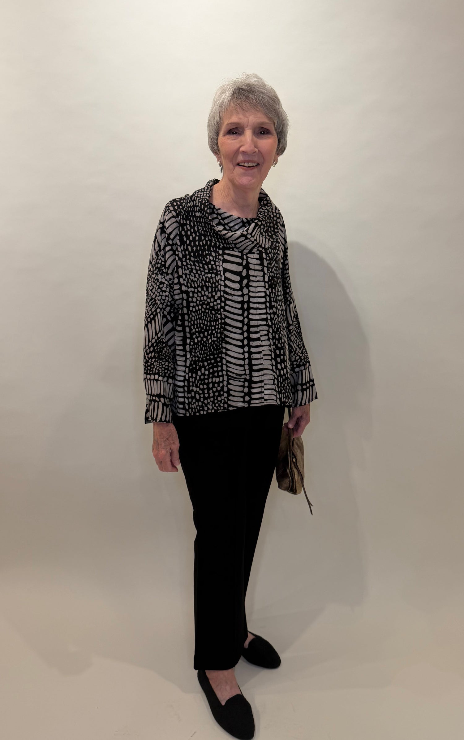 Crepe Stones New City Cowl Pullover