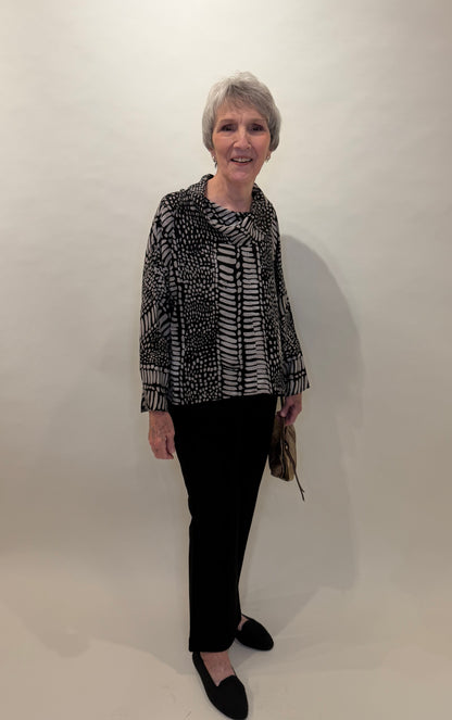 Crepe Stones New City Cowl Pullover