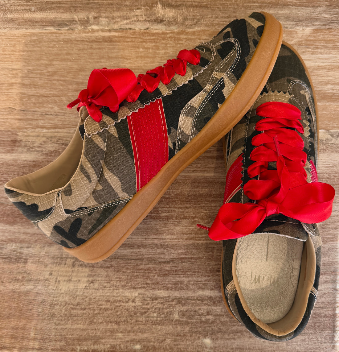 Bold Ribbon Camo Sneaker