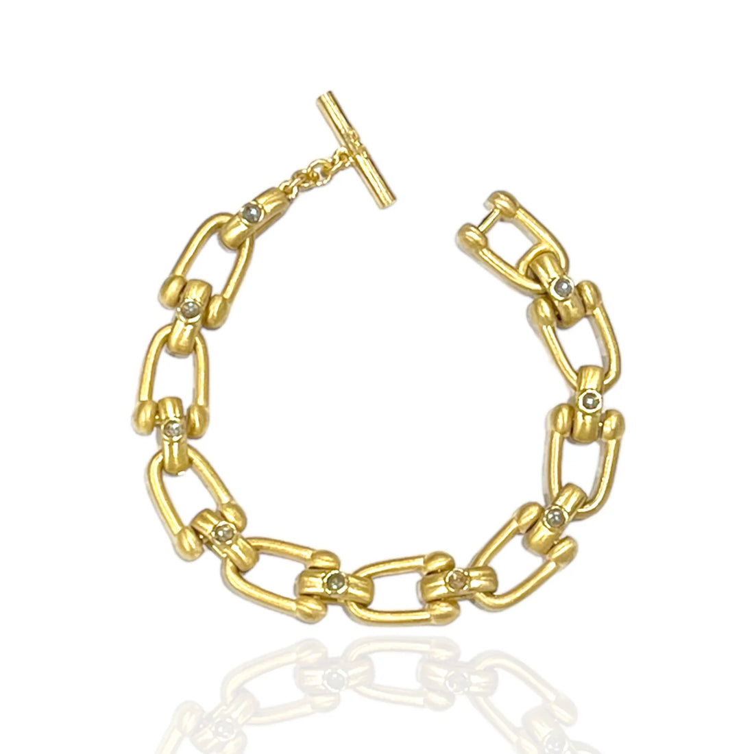 Gold Broni Horseshoe Bracelet