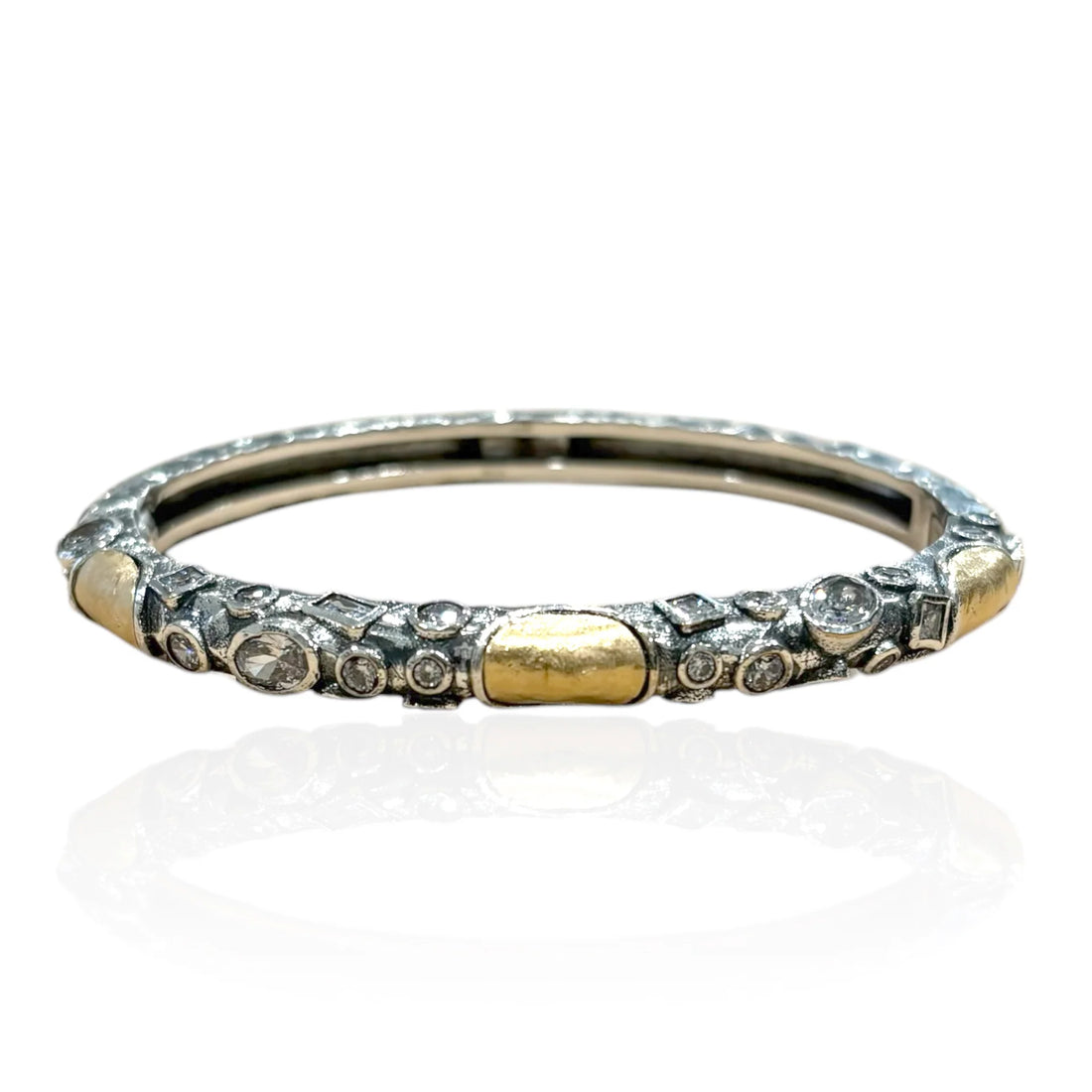 Vintage Silver Enzo Bangle
