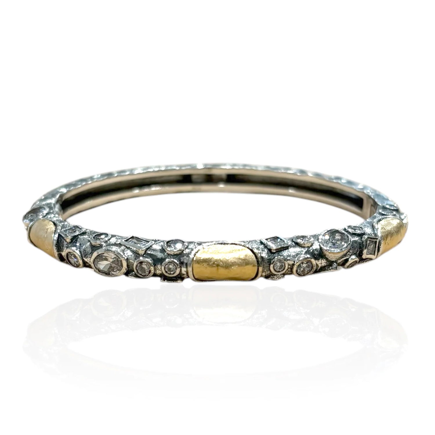 Vintage Silver Enzo Bangle