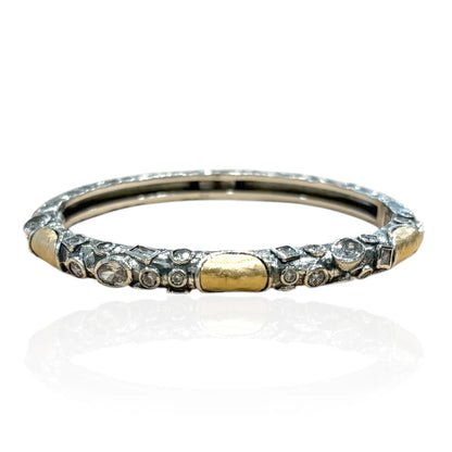 Vintage Silver Enzo Bangle