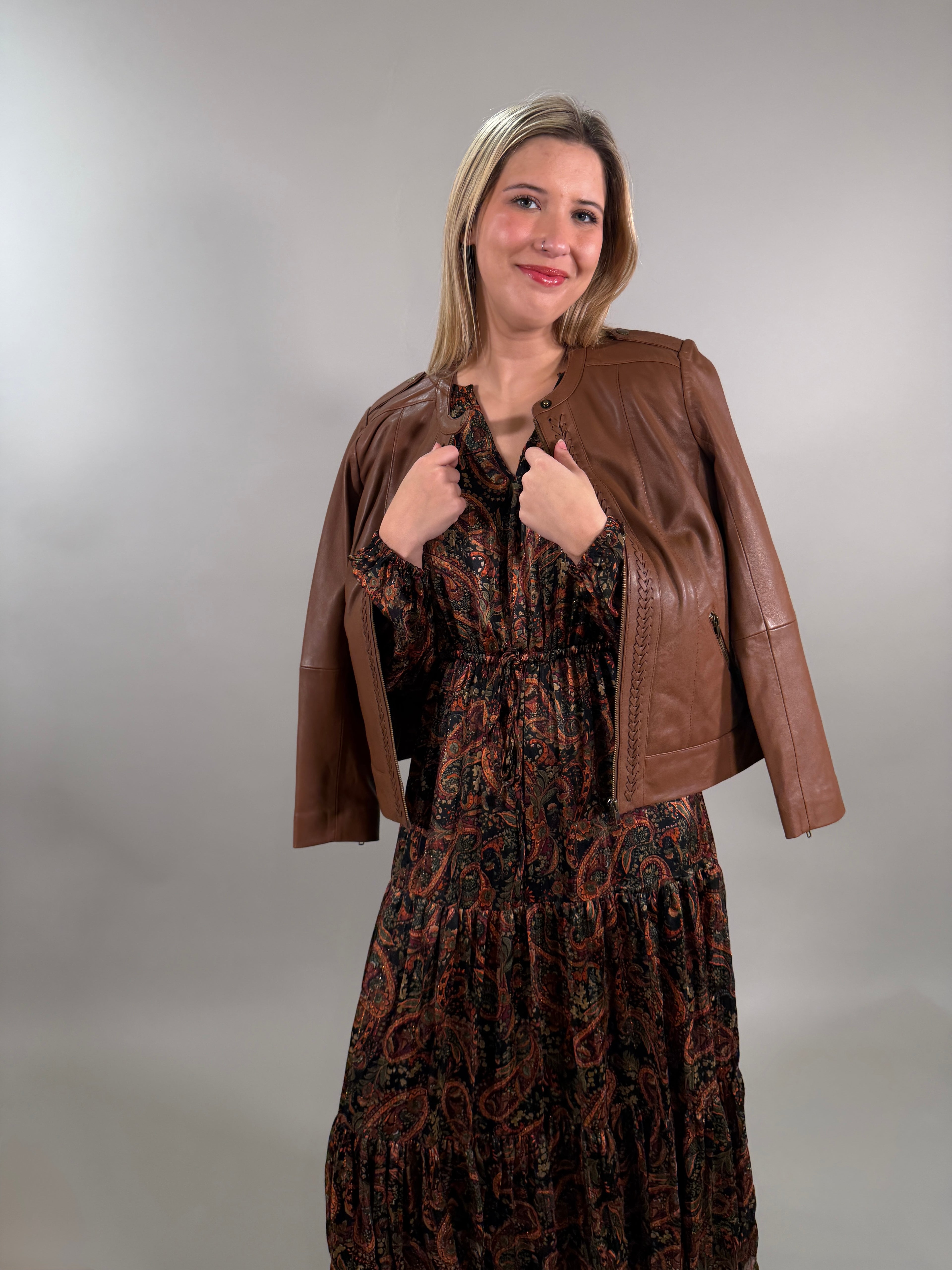 Flowy Paisley Printed Maxi Dress