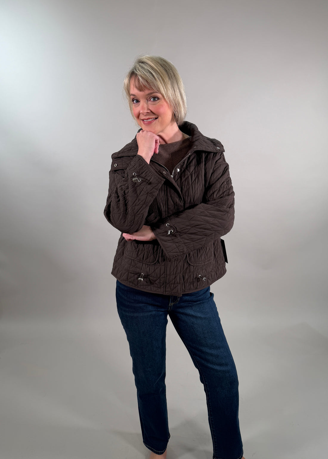 Modern Quilted Barn Jacket