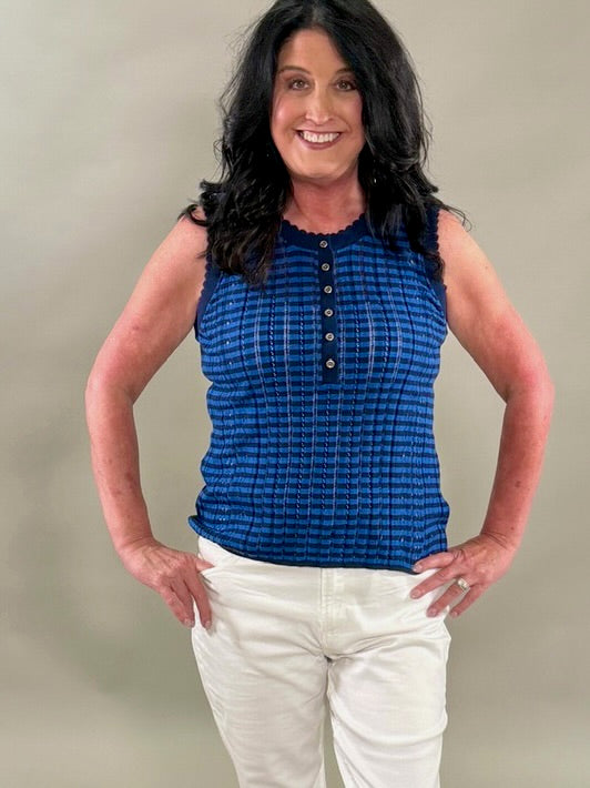 Stripe Tank Top Sweater