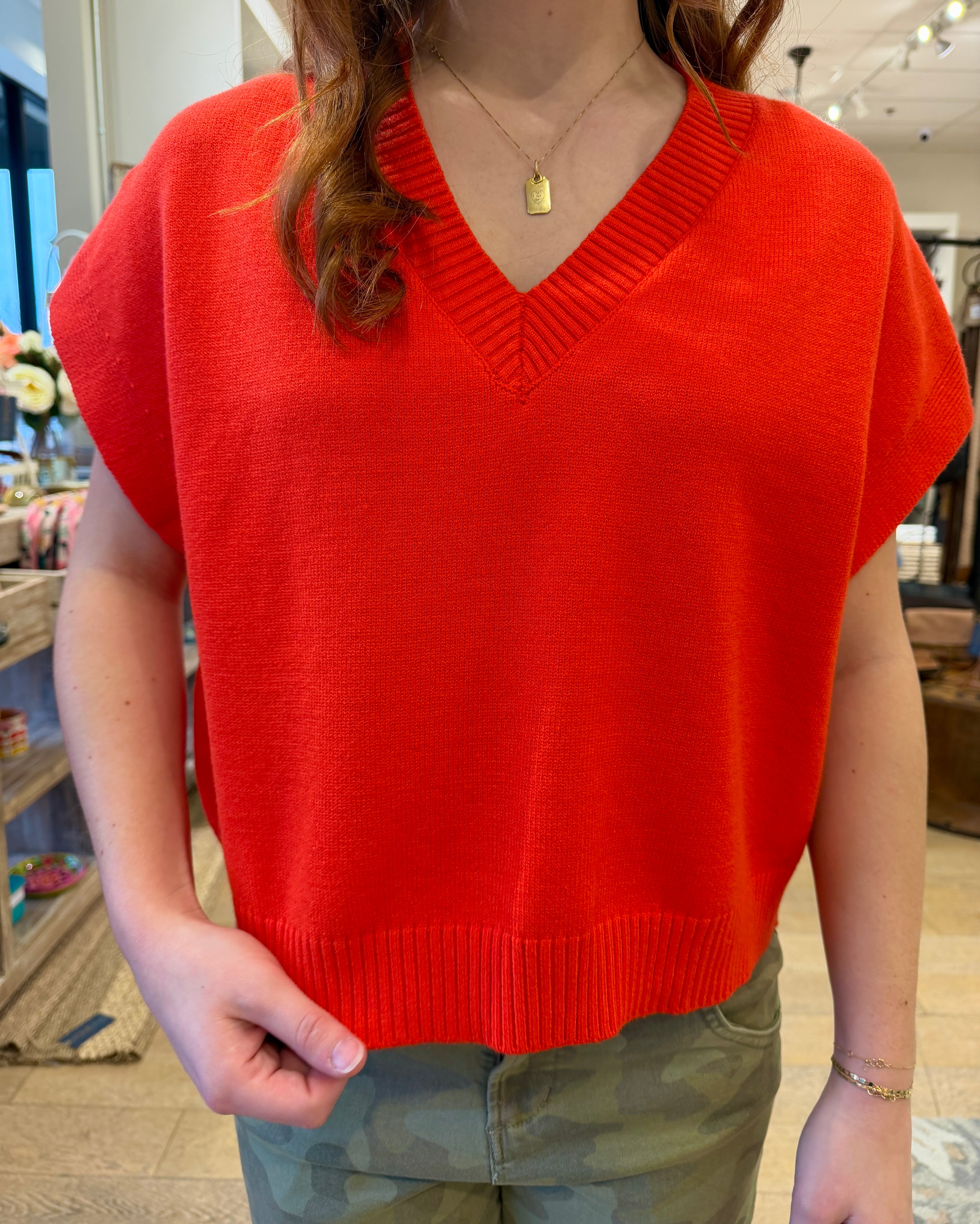 Effortless Knit Sweater Vest