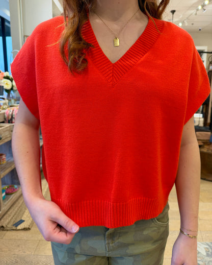 Effortless Knit Sweater Vest