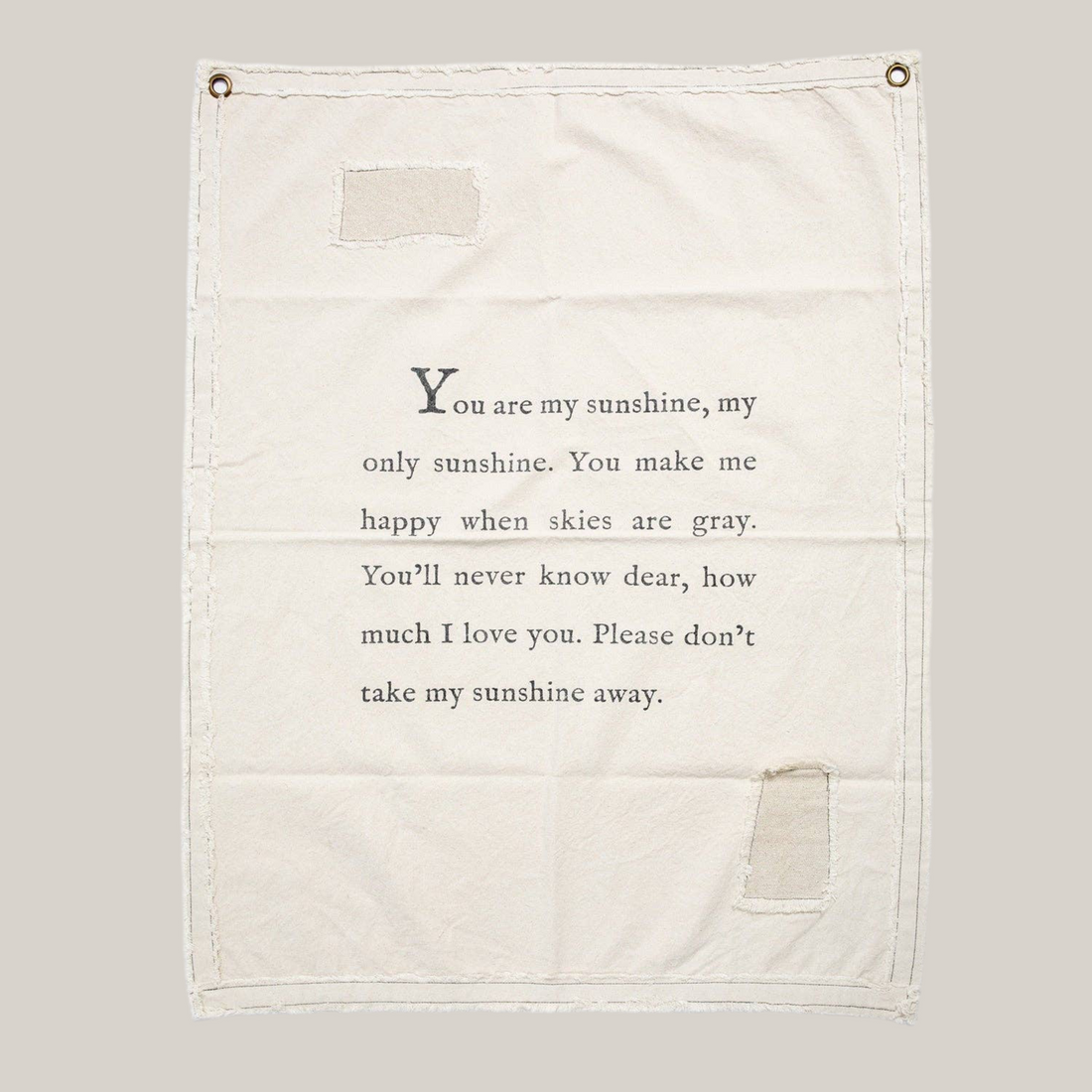 You Are My Sunshine Canvas Wall Hanging 31.5&quot; x 40&quot;