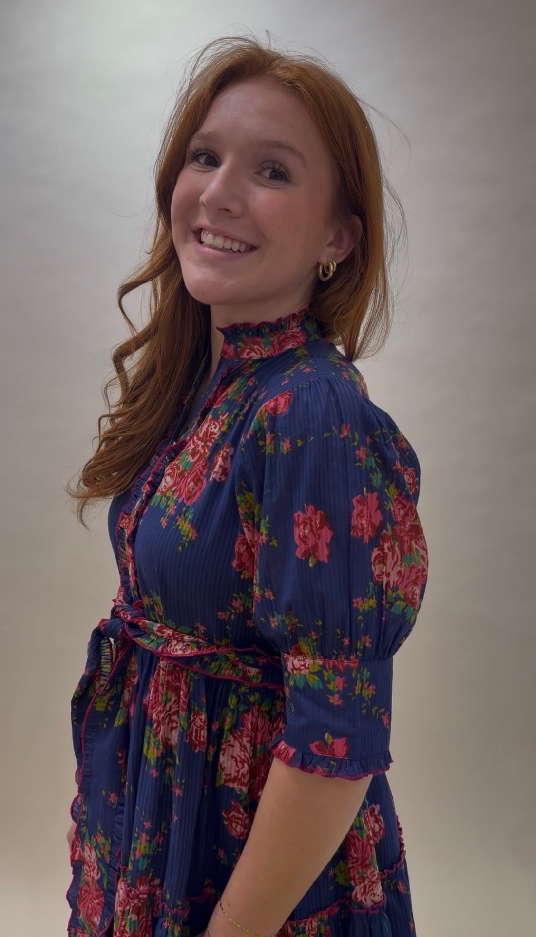 Floral Garden Party Midi Dress