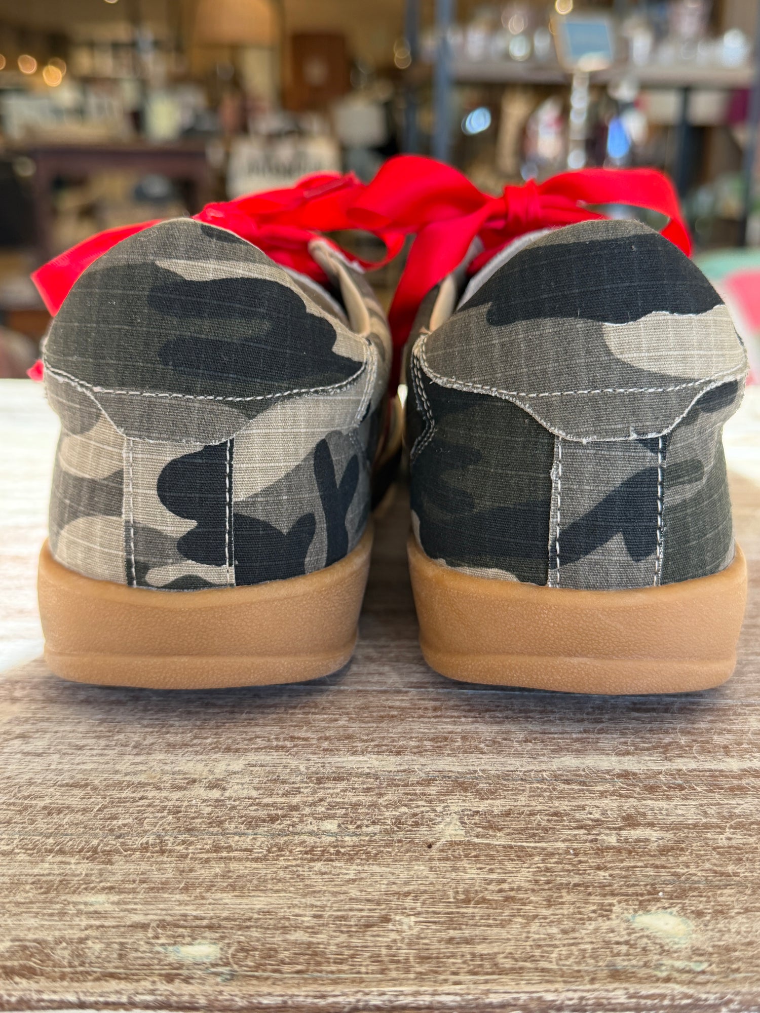 Bold Ribbon Camo Sneaker