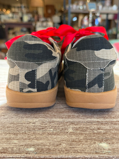 Bold Ribbon Camo Sneaker