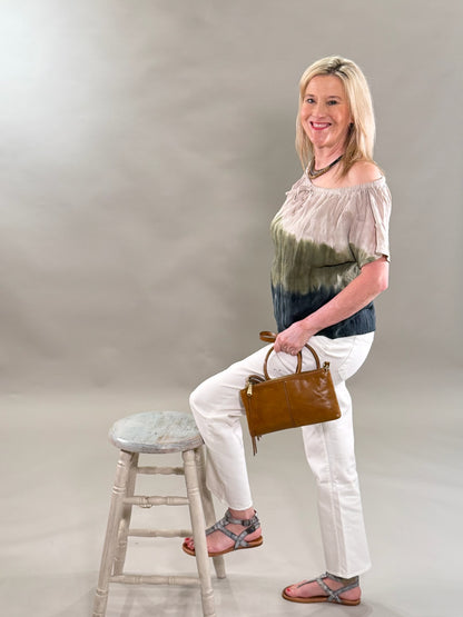 Willow Green Tie-Dye Top