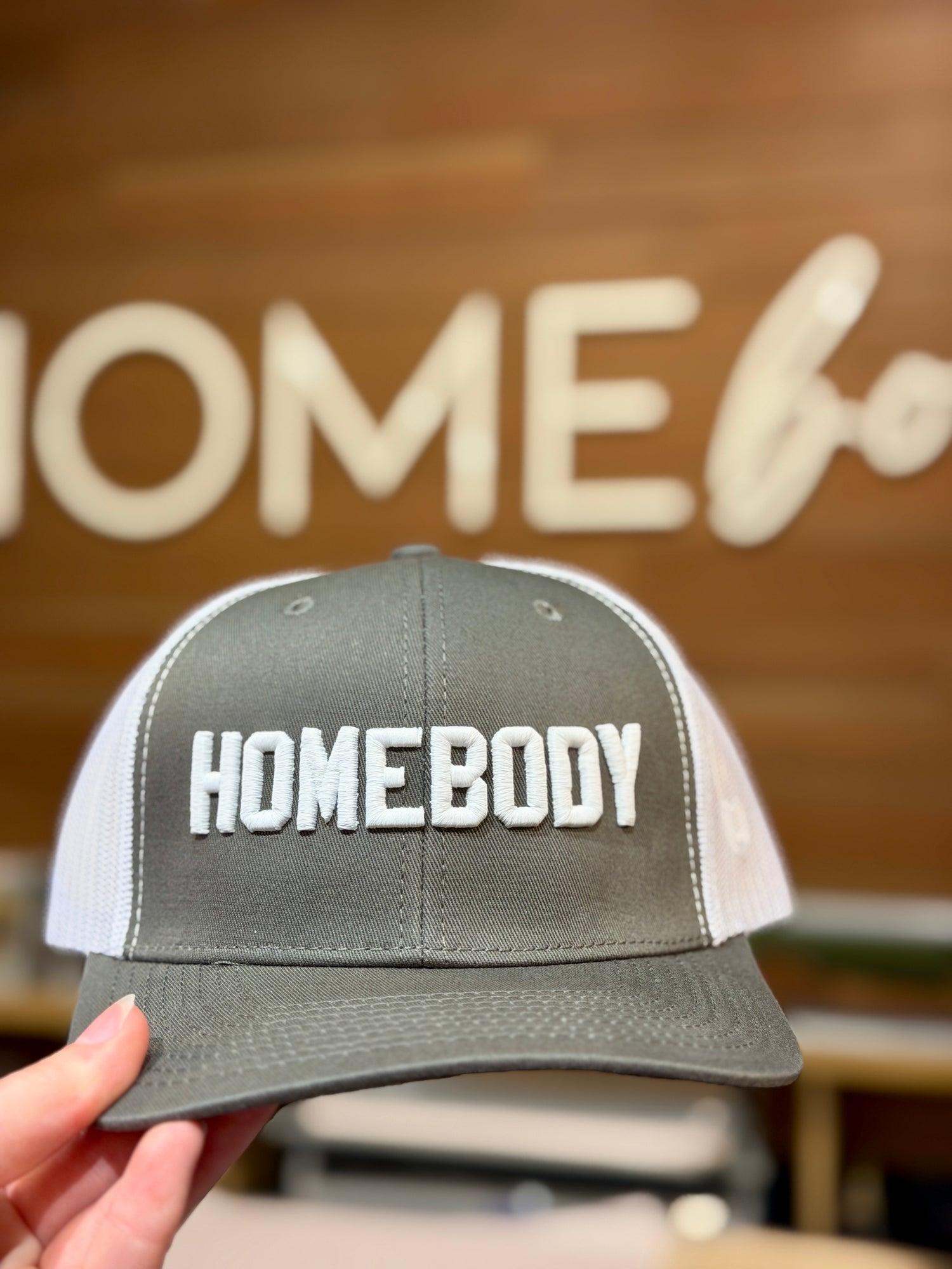 "Homebody" Baseball Hat with Mesh Back