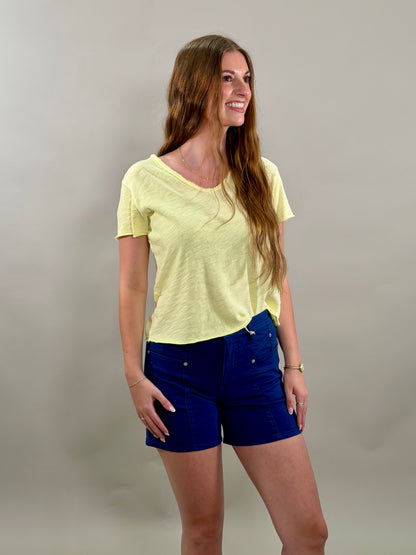 Breezy Slub Cotton Tee