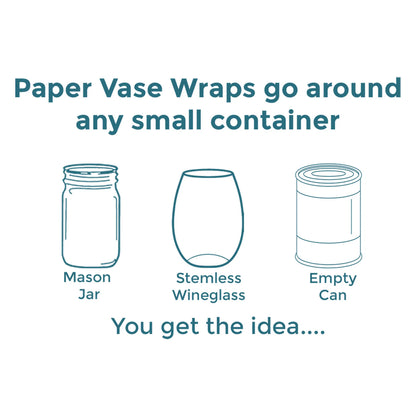 Chinoiserie Paper Vase Wraps