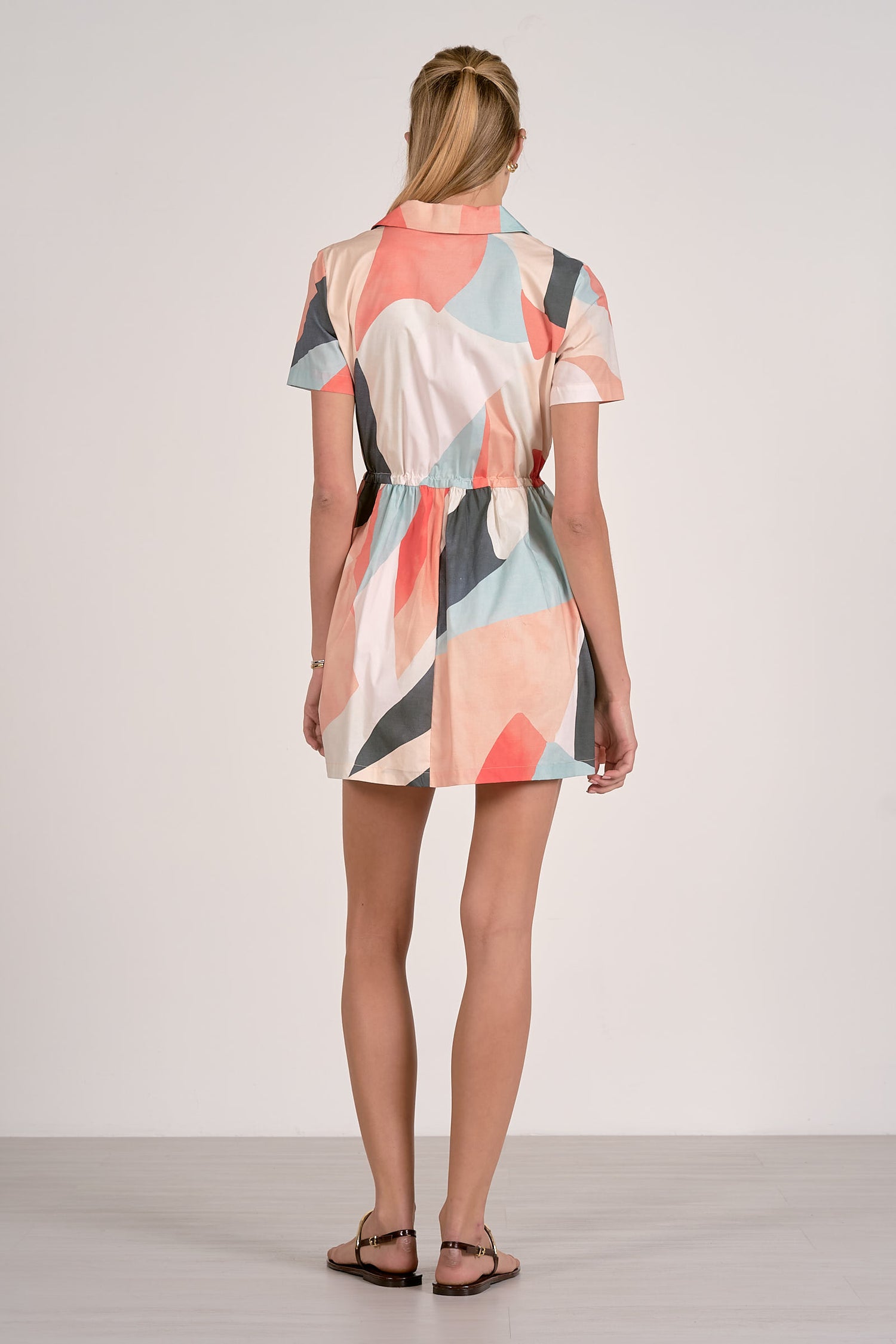 Multi Geometrical Mini Dress
