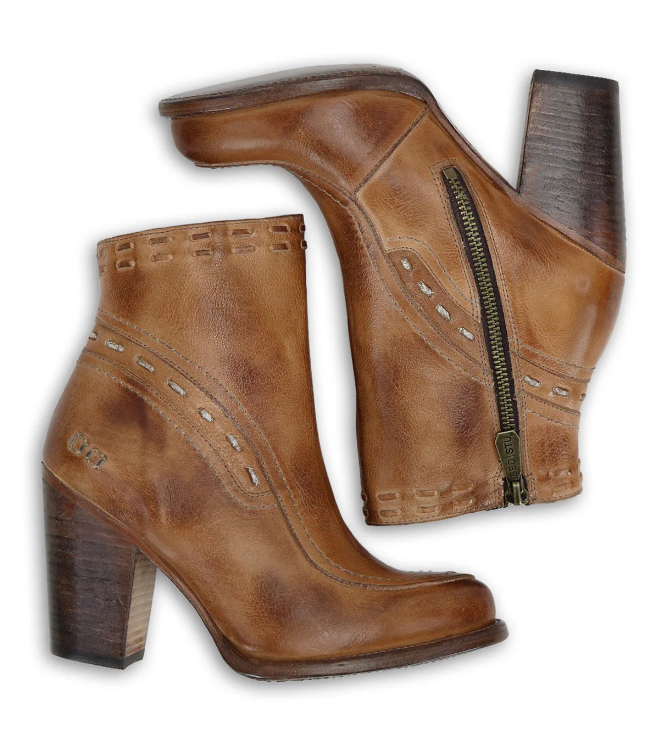 BedStu Yuno Tan Rustic Boots
