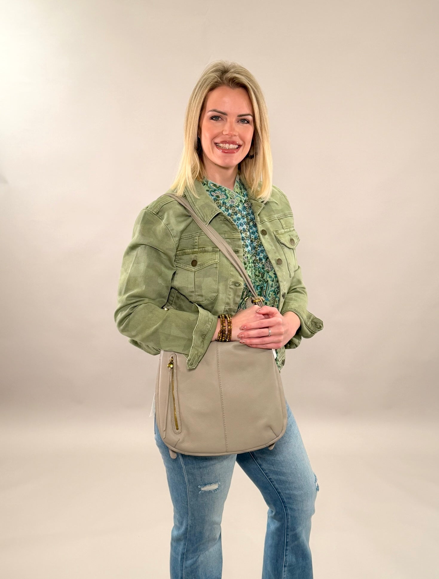 Cap Sleeve Botanical Breezy Blouse