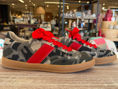 Bold Ribbon Camo Sneaker