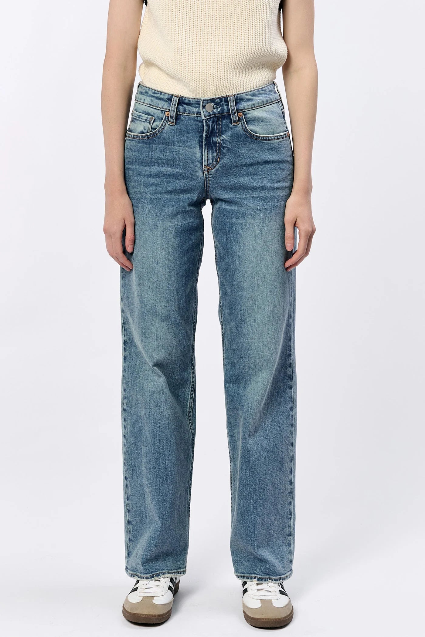 Comfy High-Rise Straight Leg Jean | Dear John Taylor