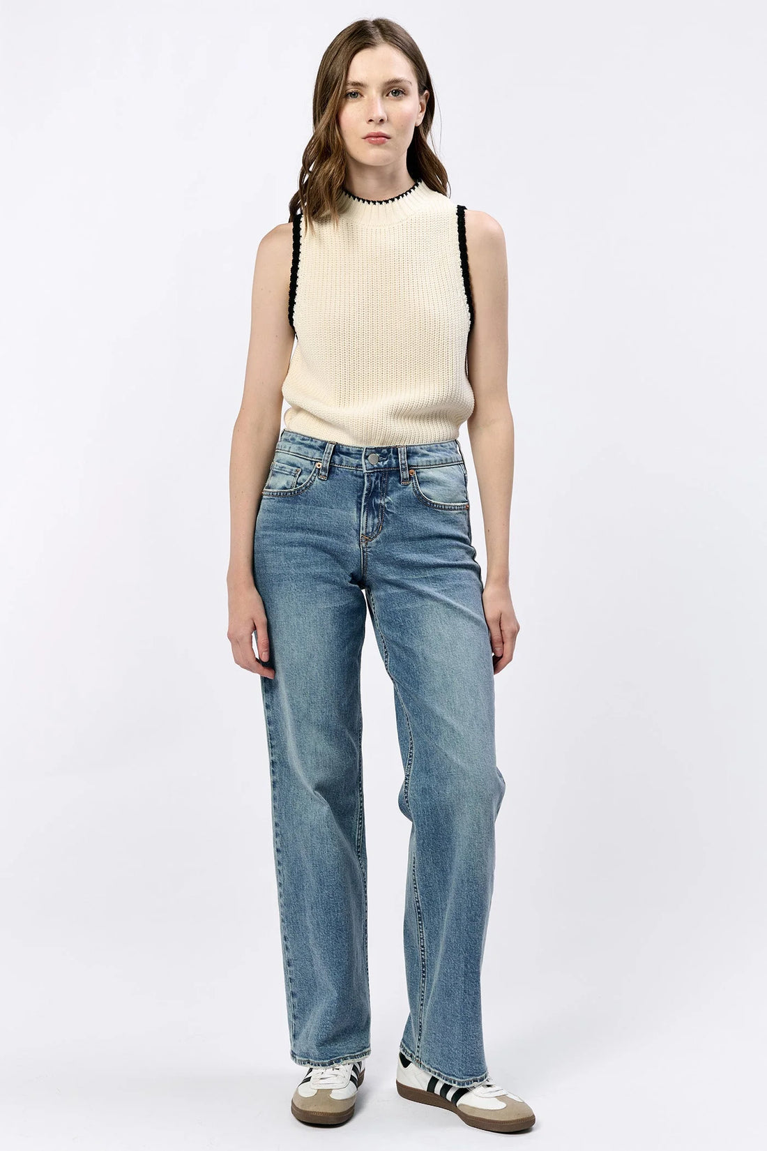 Comfy High-Rise Straight Leg Jean | Dear John Taylor