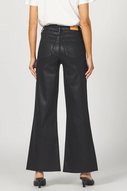 Sleek Coated High-Rise Denim | Dear John Fiona
