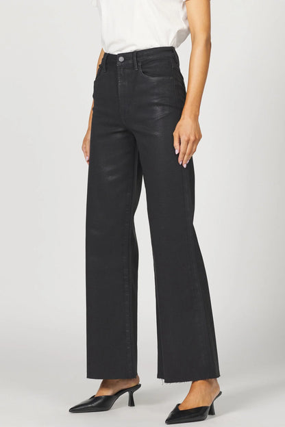 Sleek Coated High-Rise Denim | Dear John Fiona