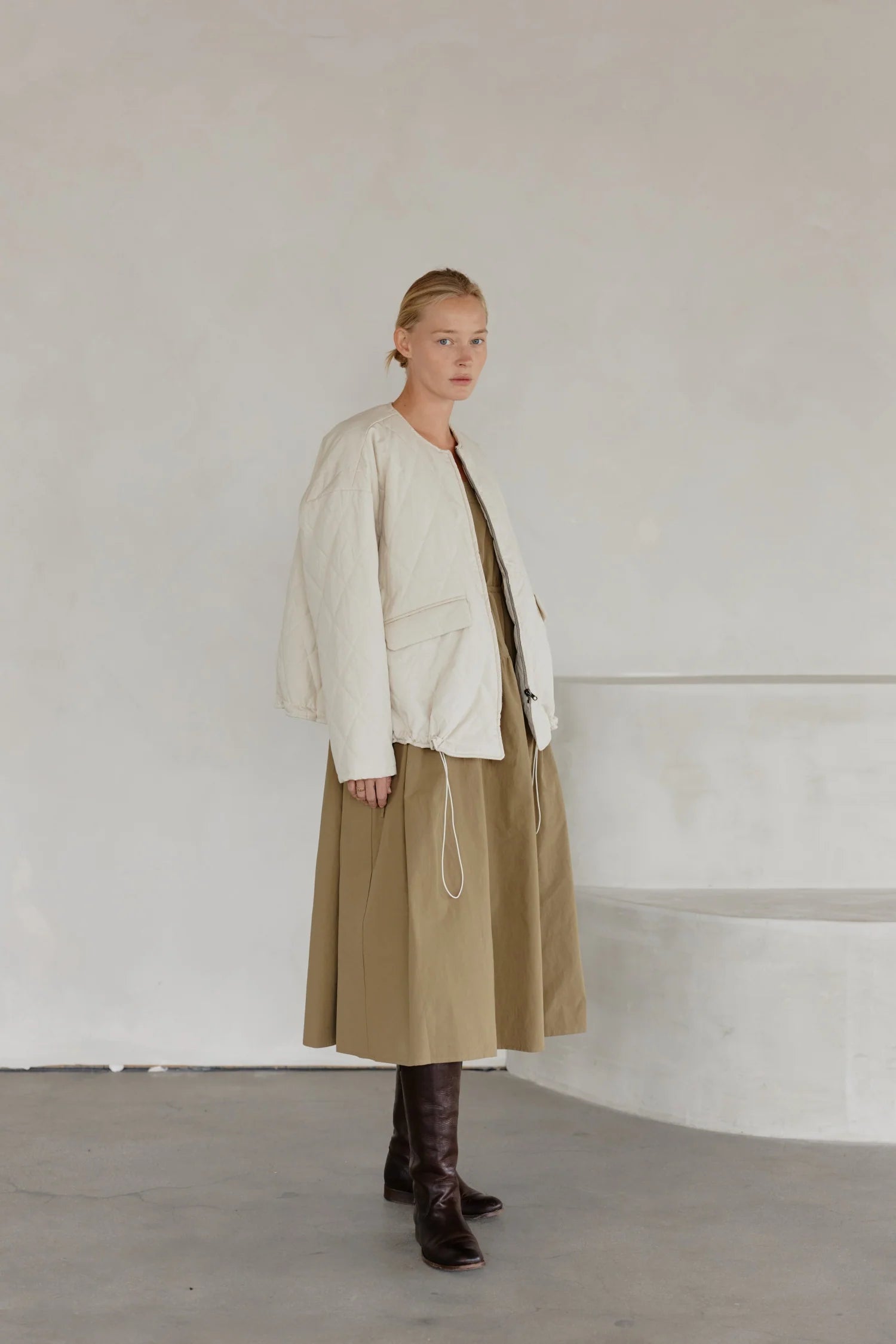 Oversized Cotton-Blend Utility Jacket