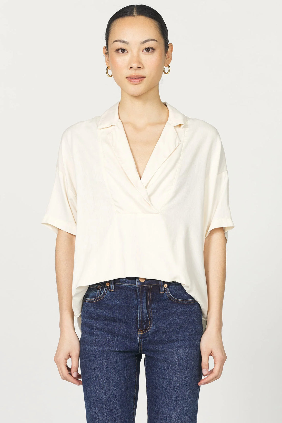 Serene Drape V-Neck Top