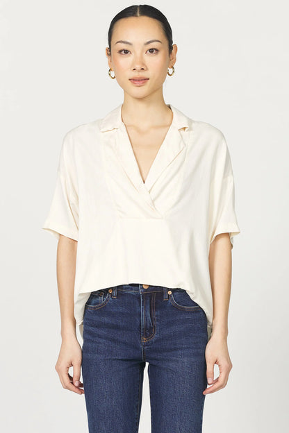 Serene Drape V-Neck Top