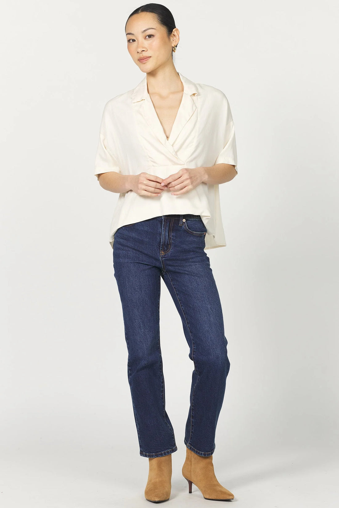 Serene Drape V-Neck Top